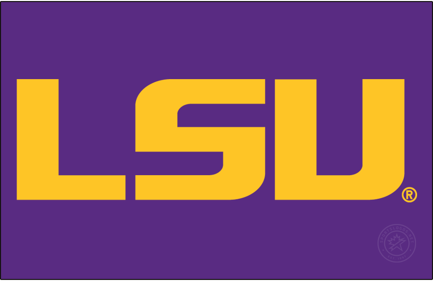 LSU Tigers 2014-Pres Primary Dark Logo iron on transfers for T-shirts